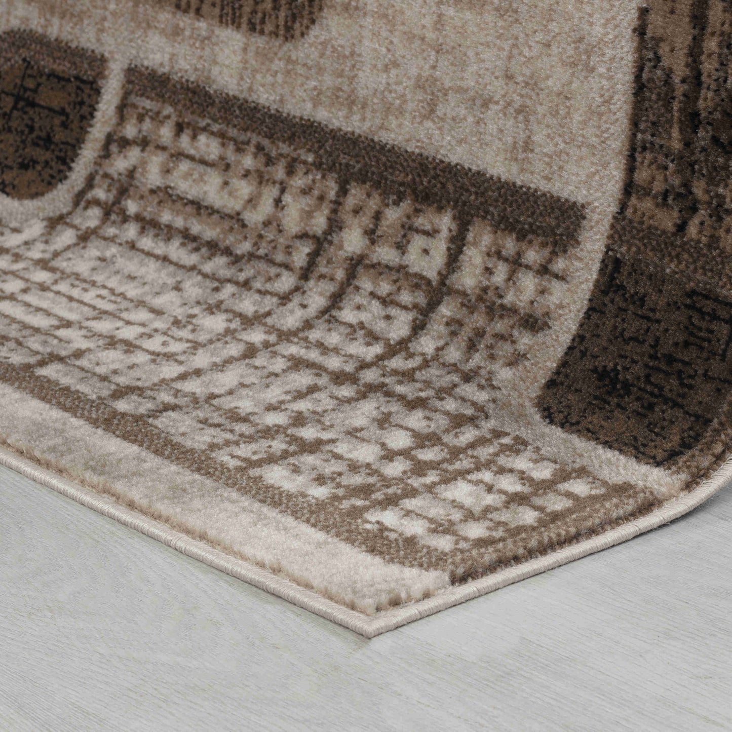 Hamilton:6703 Brown Area Rug