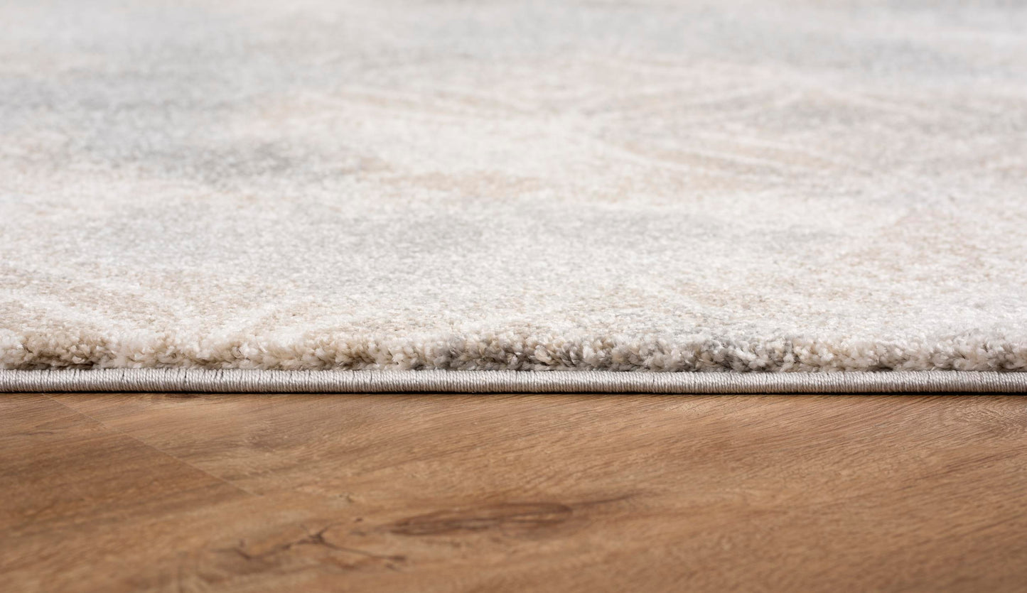Illusion:1279 Light Grey Area Rug