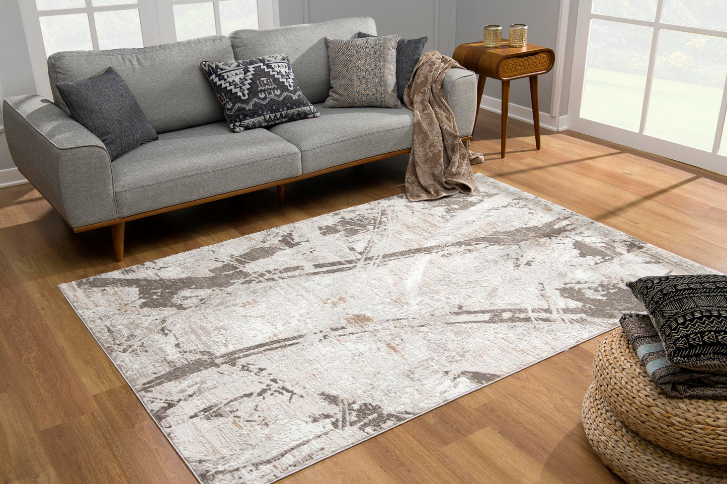 Modus:1104 Grey Area Rug