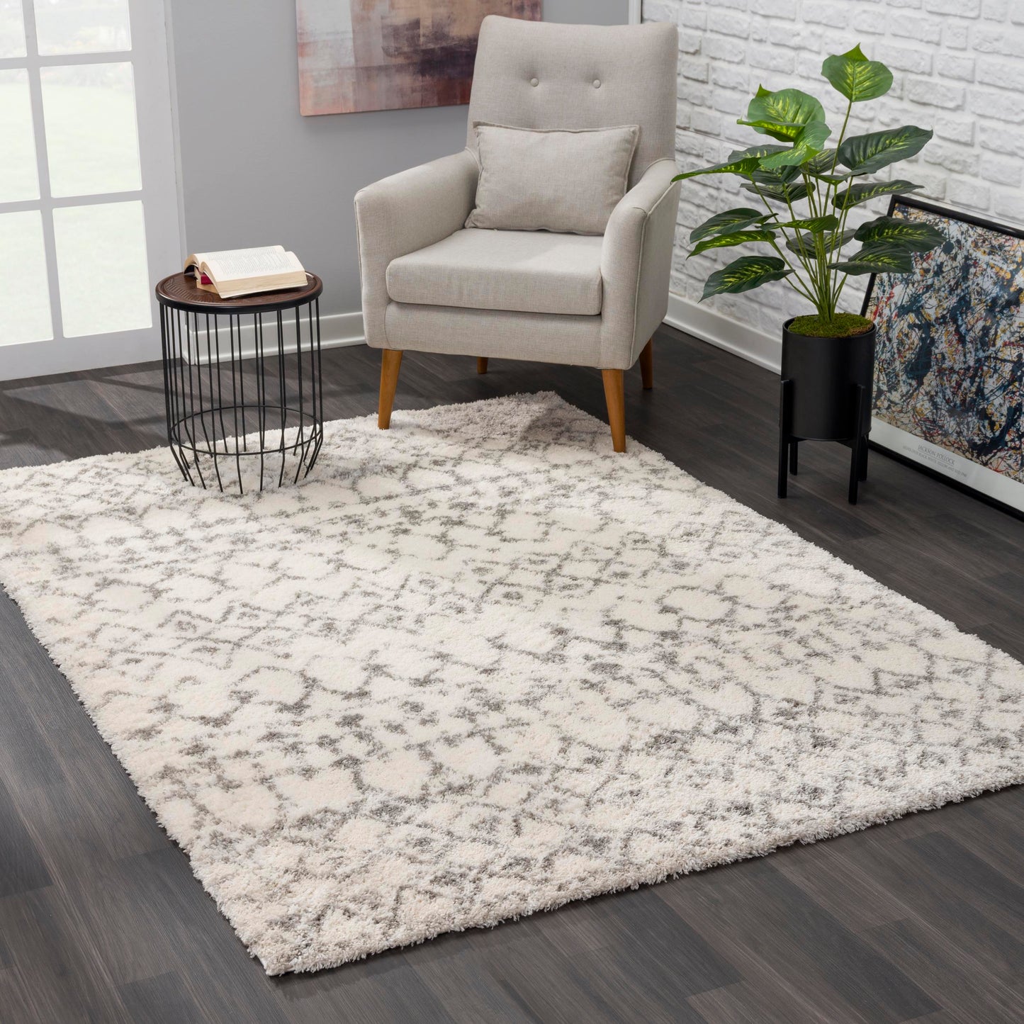 Puffy:8940 Ivory Area Rug