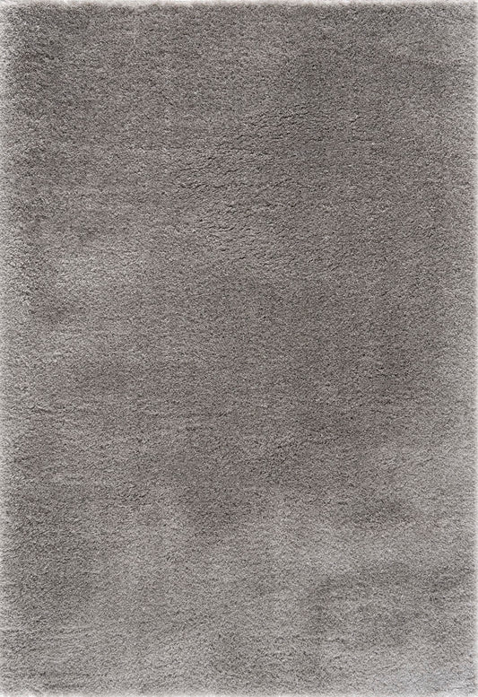 Puffy:Plain Light Grey Area Rug