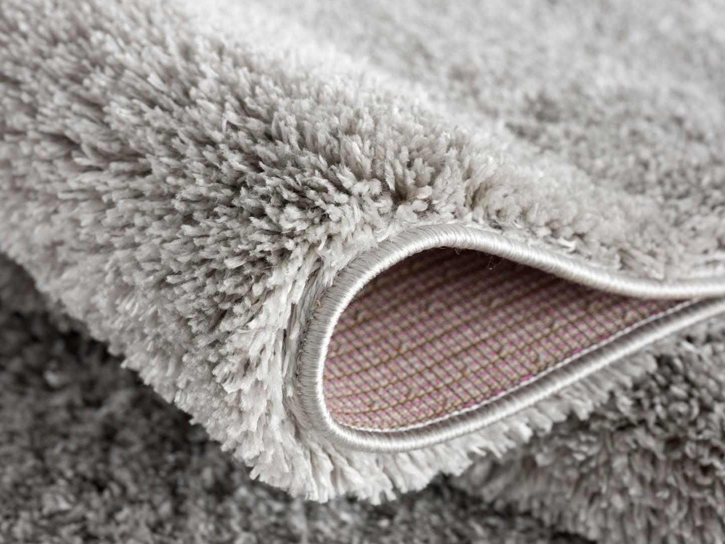 Puffy:Plain Grey Area Rug