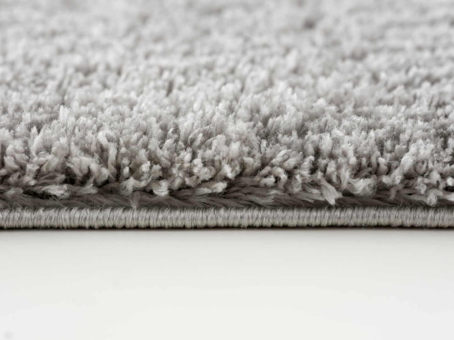 Puffy:Plain Grey Area Rug