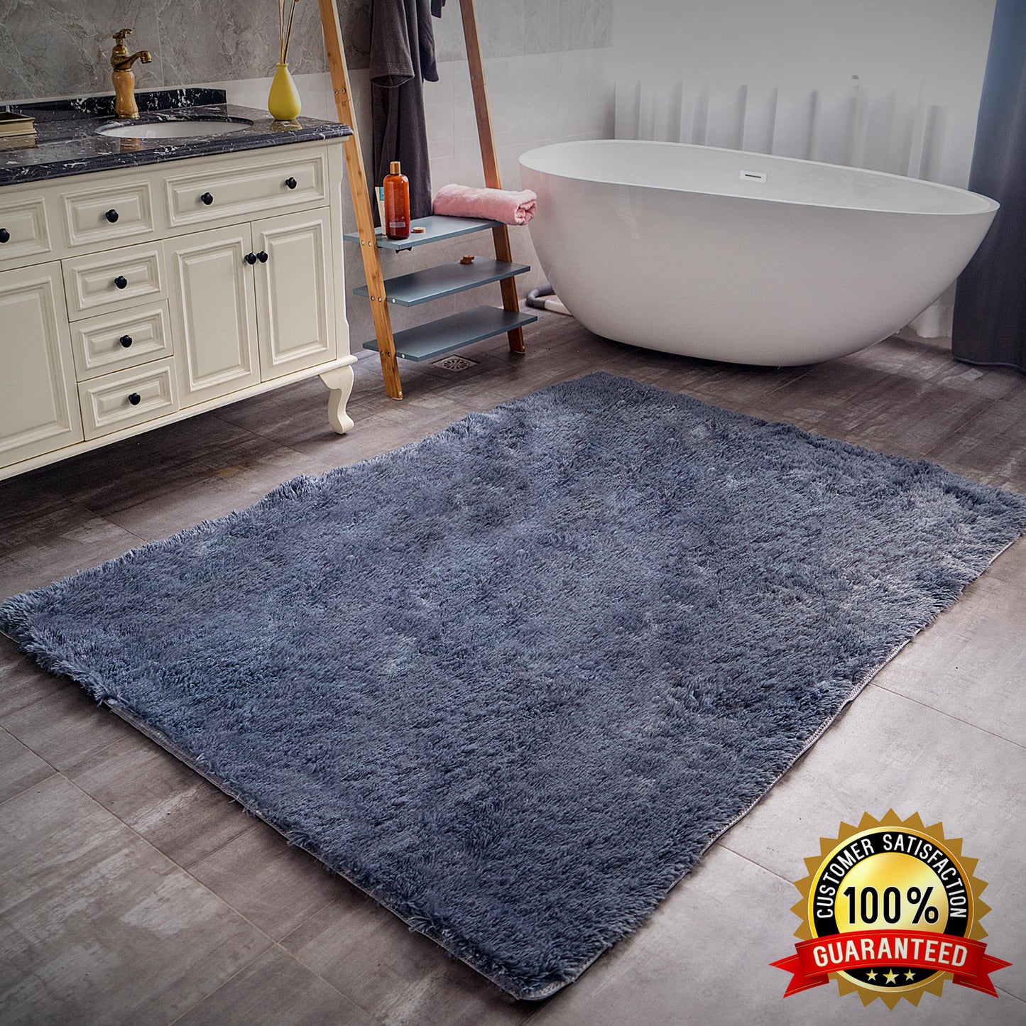 Super Soft:SS Grey Area Rug
