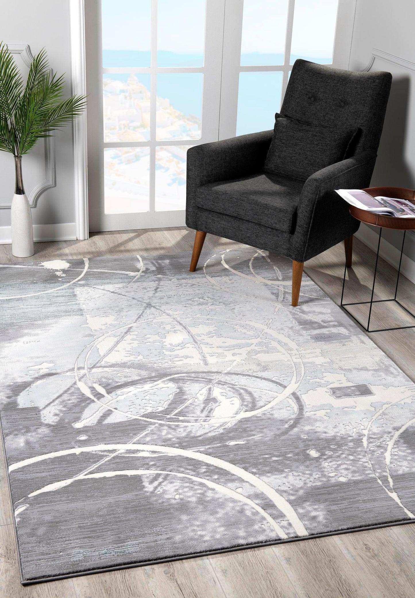 Sydney:6950 Grey Area Rug