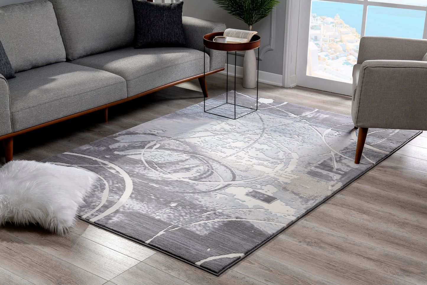 Sydney:6950 Grey Area Rug