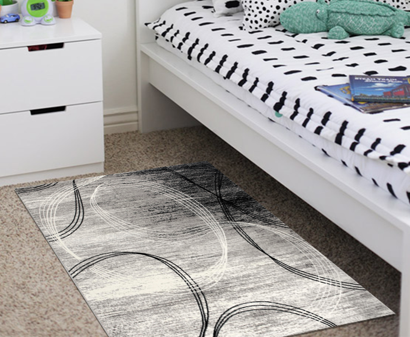 Vegas:6687 Grey Area Rug