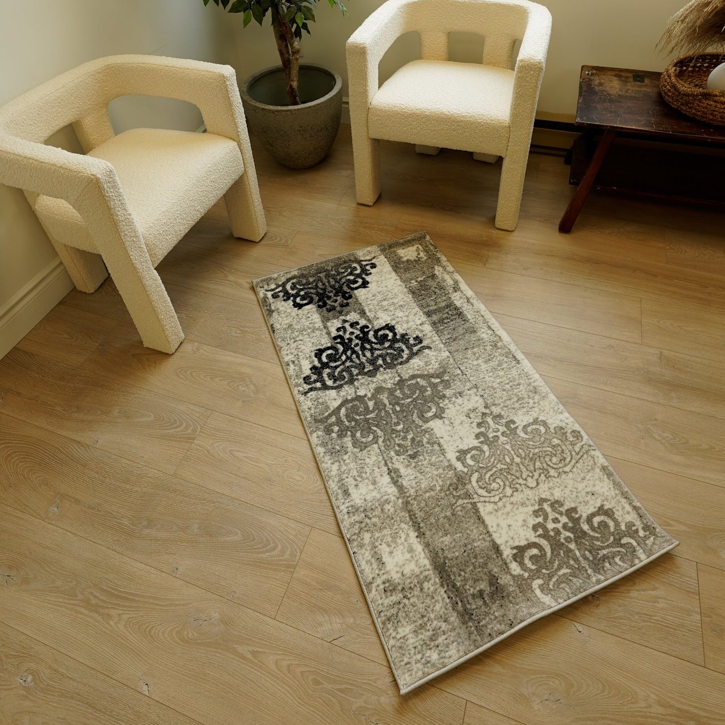 Vegas:6968 Grey Area Rug