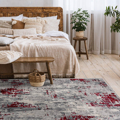 Allure:5452 Red Area Rug