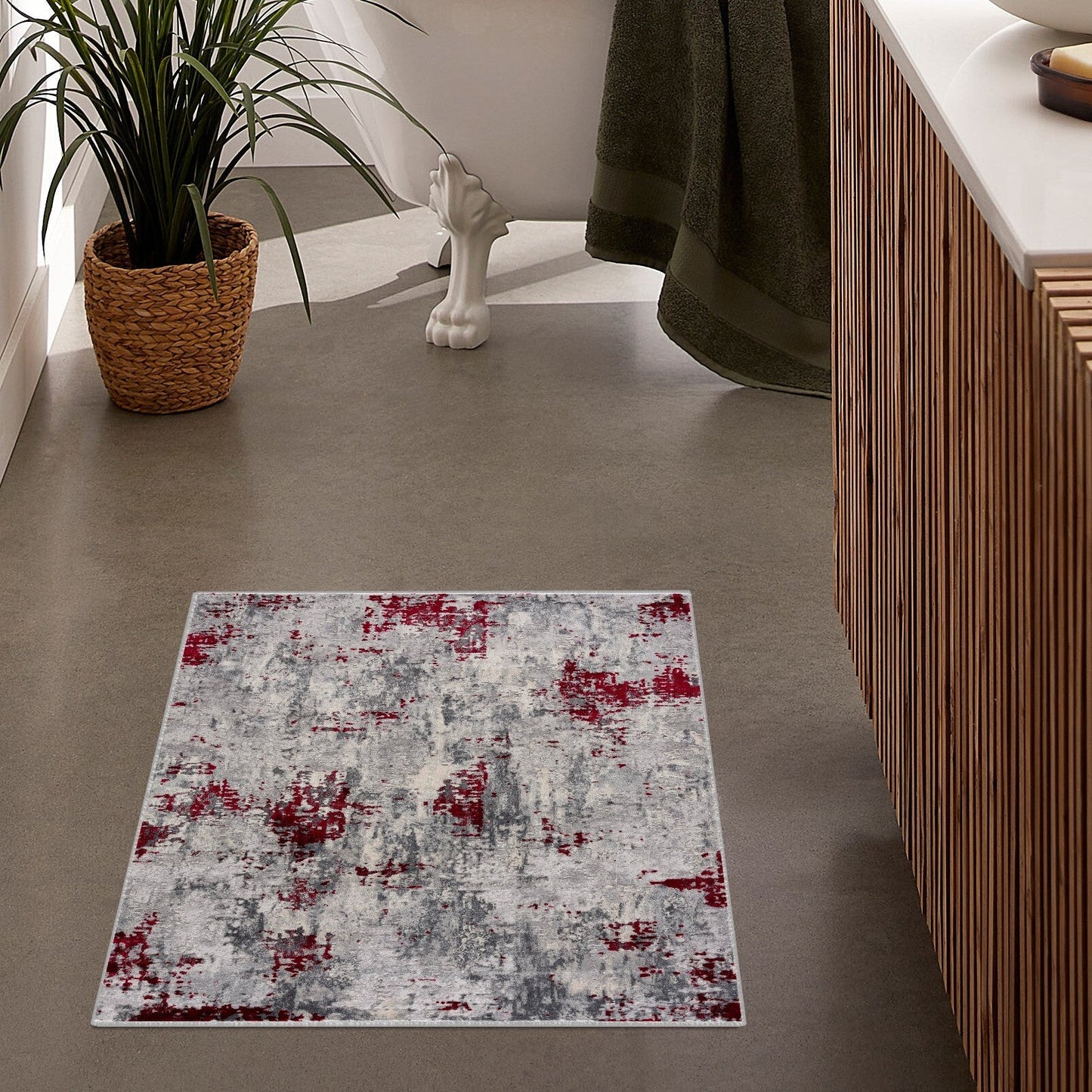 Allure:5452 Red Area Rug