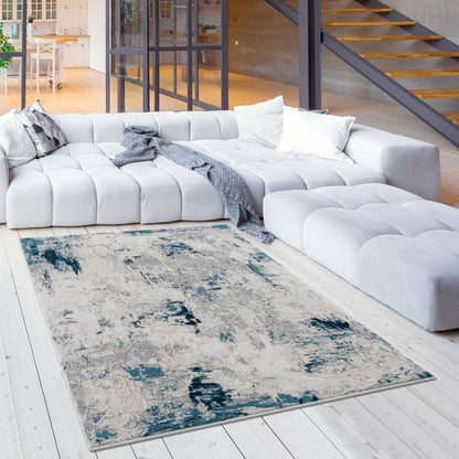 Allure:5456 Blue Area Rug