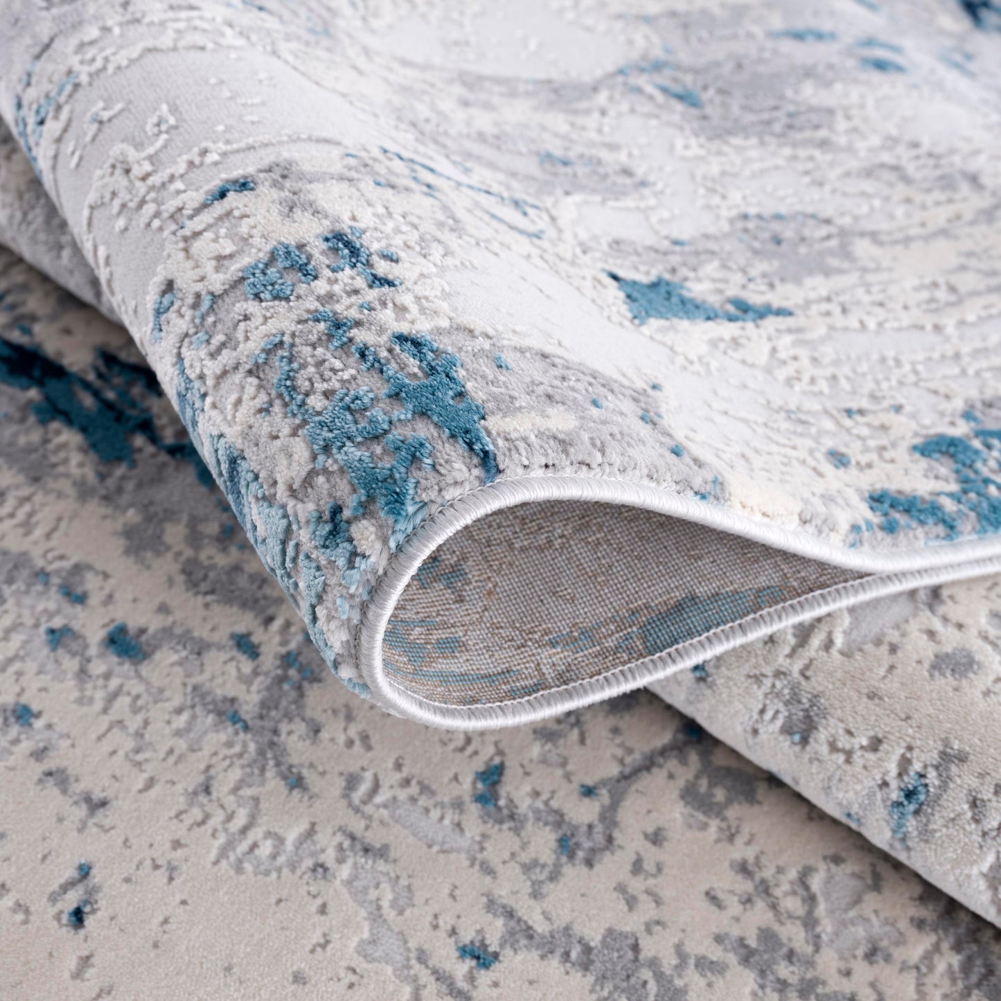 Allure:5456 Blue Area Rug