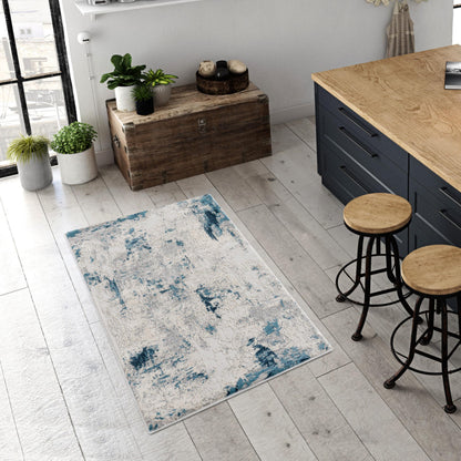 Allure:5456 Blue Area Rug