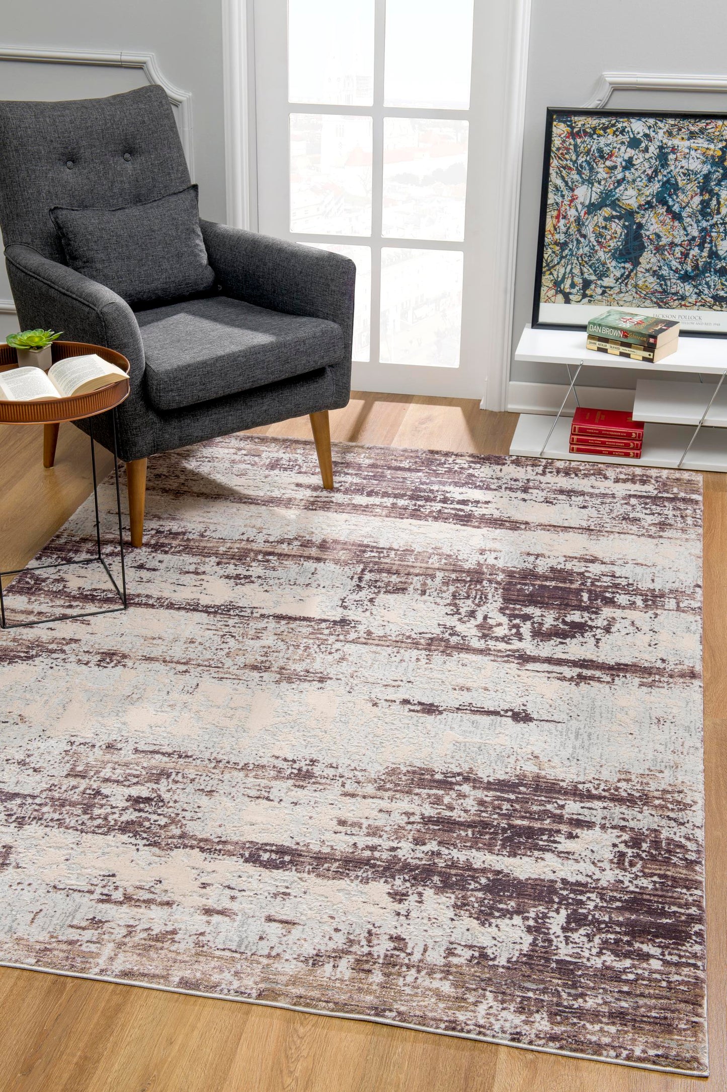 Allure:5463 Violet Area Rug