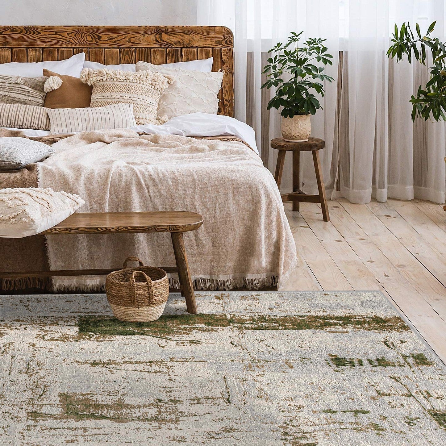 Allure:5465 Green Area Rug