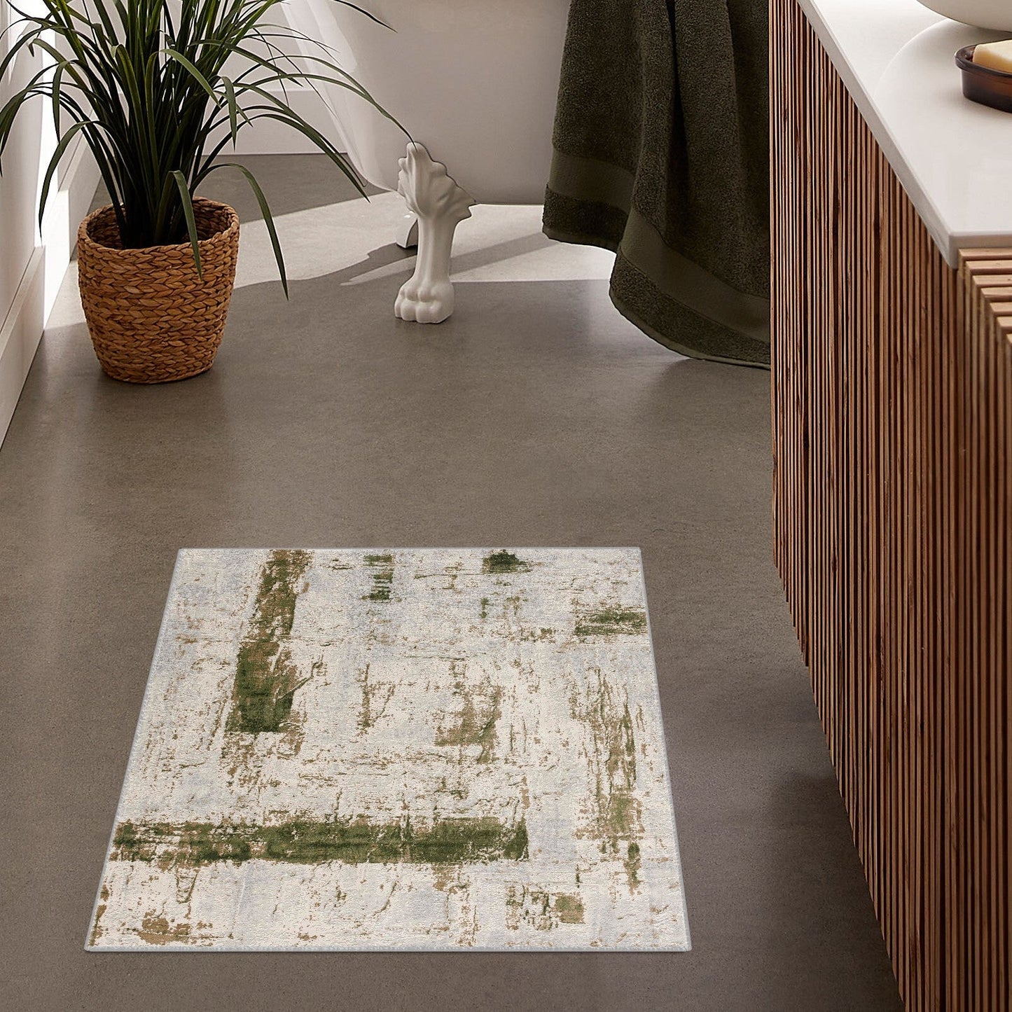 Allure:5465 Green Area Rug