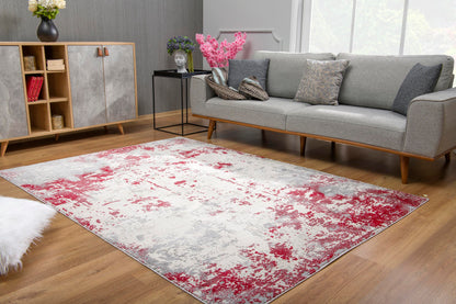 Allure:5506 Red Area Rug