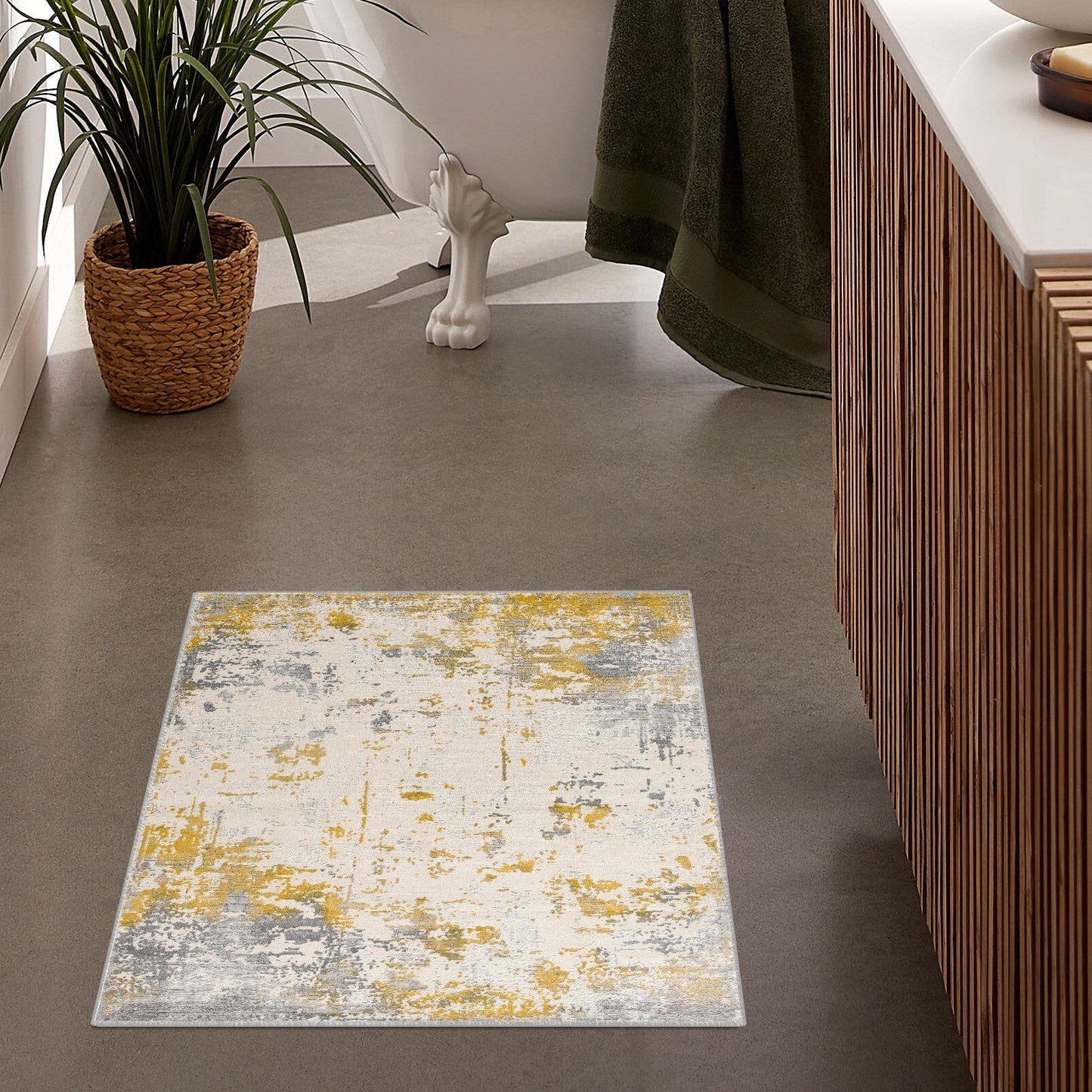 Allure:5506 Gold Area Rug