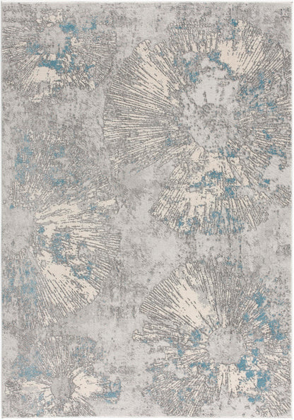 Allure:6333 Blue Area Rug