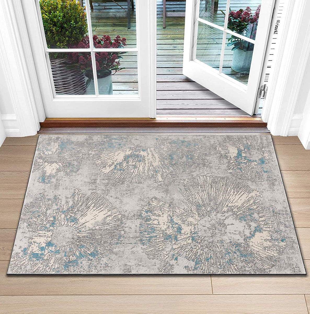 Allure:6333 Blue Area Rug