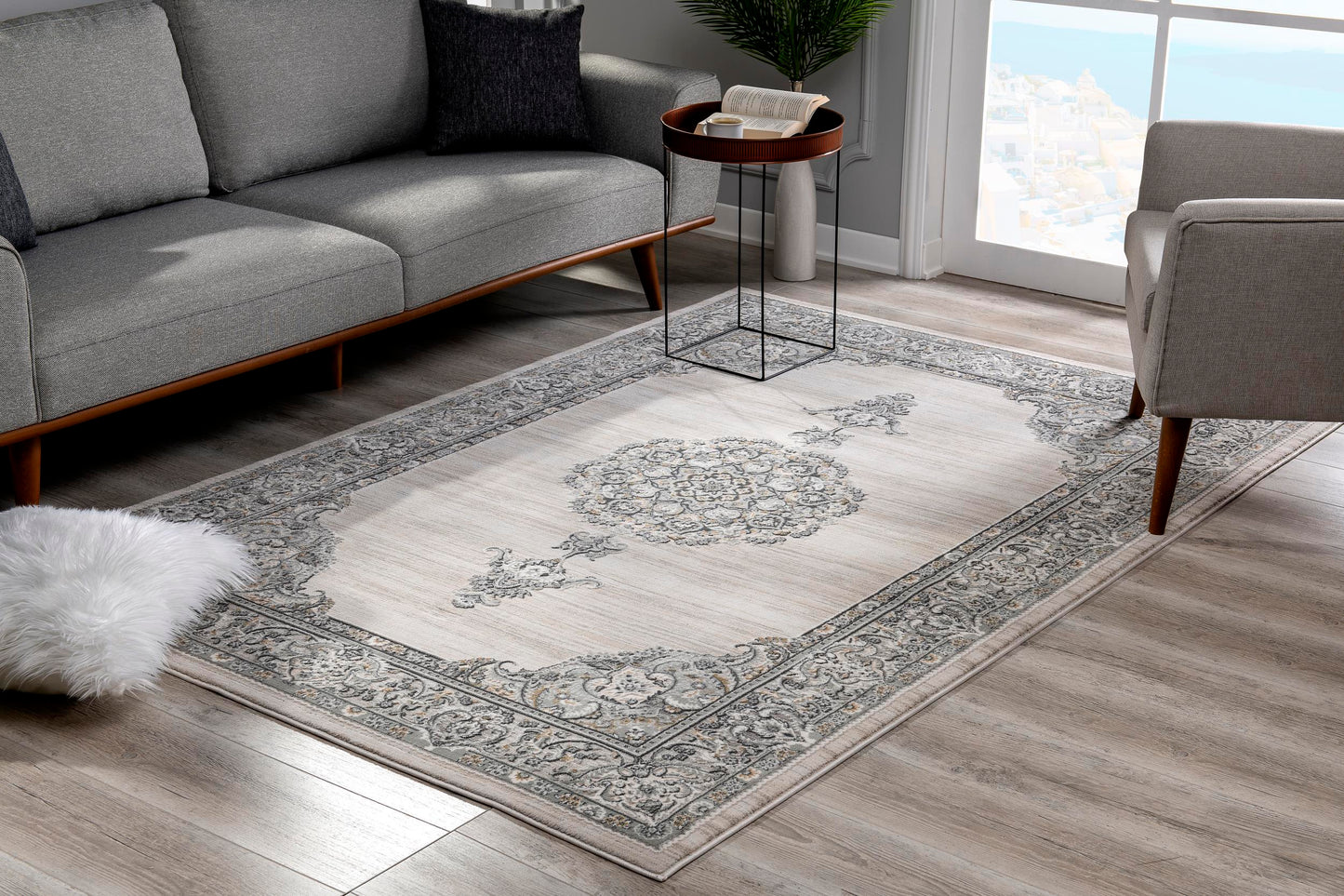 Arctic:6858 Cream Area Rug