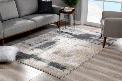 Arctic:6898 Cream Grey Area Rug