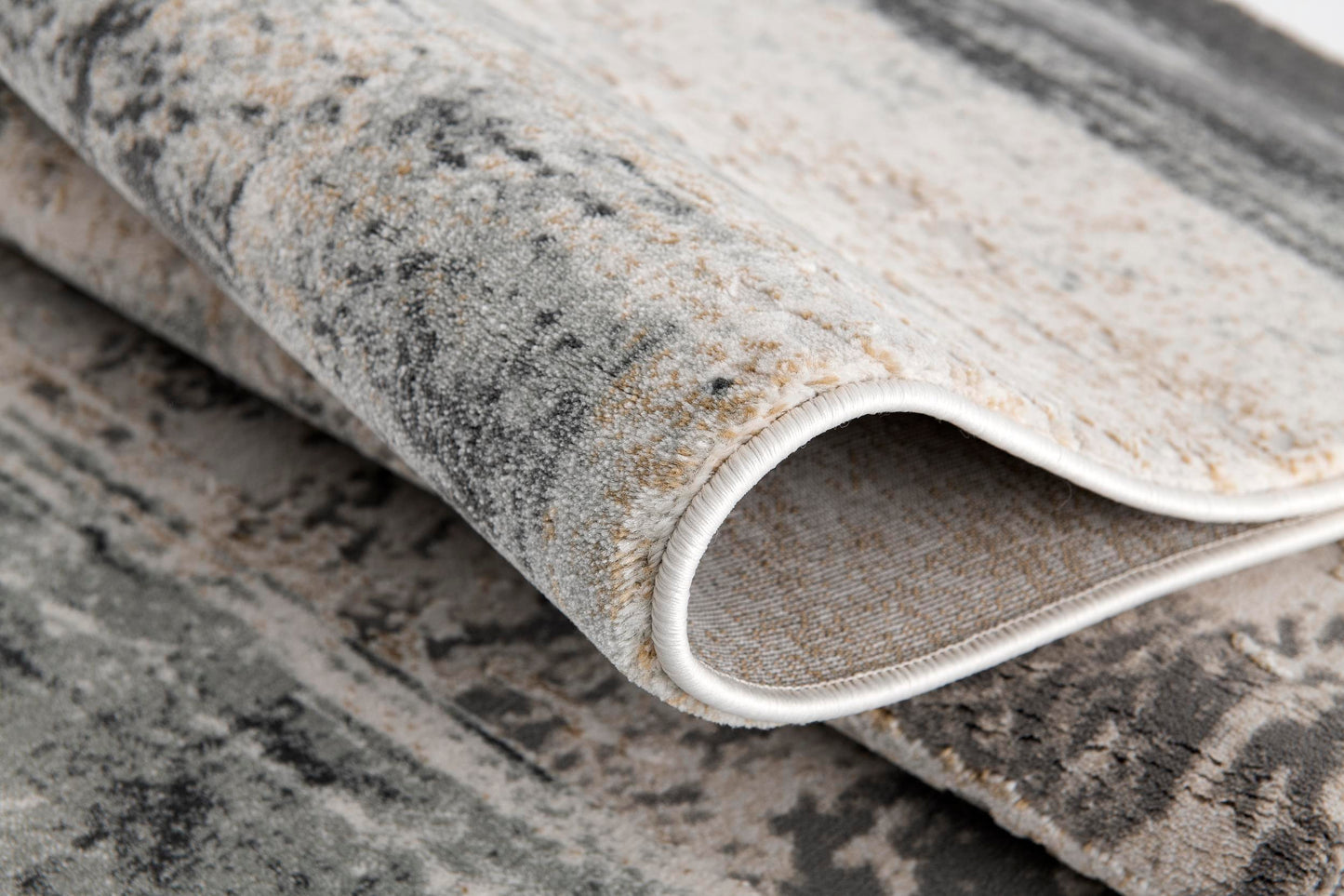 Arctic:6898 Cream Grey Area Rug