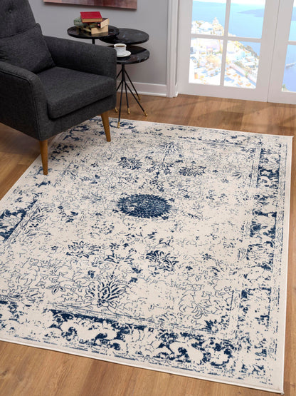 Casper:9336 Navy Area Rug