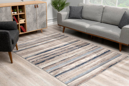 Casper:9998 Blue Area Rug