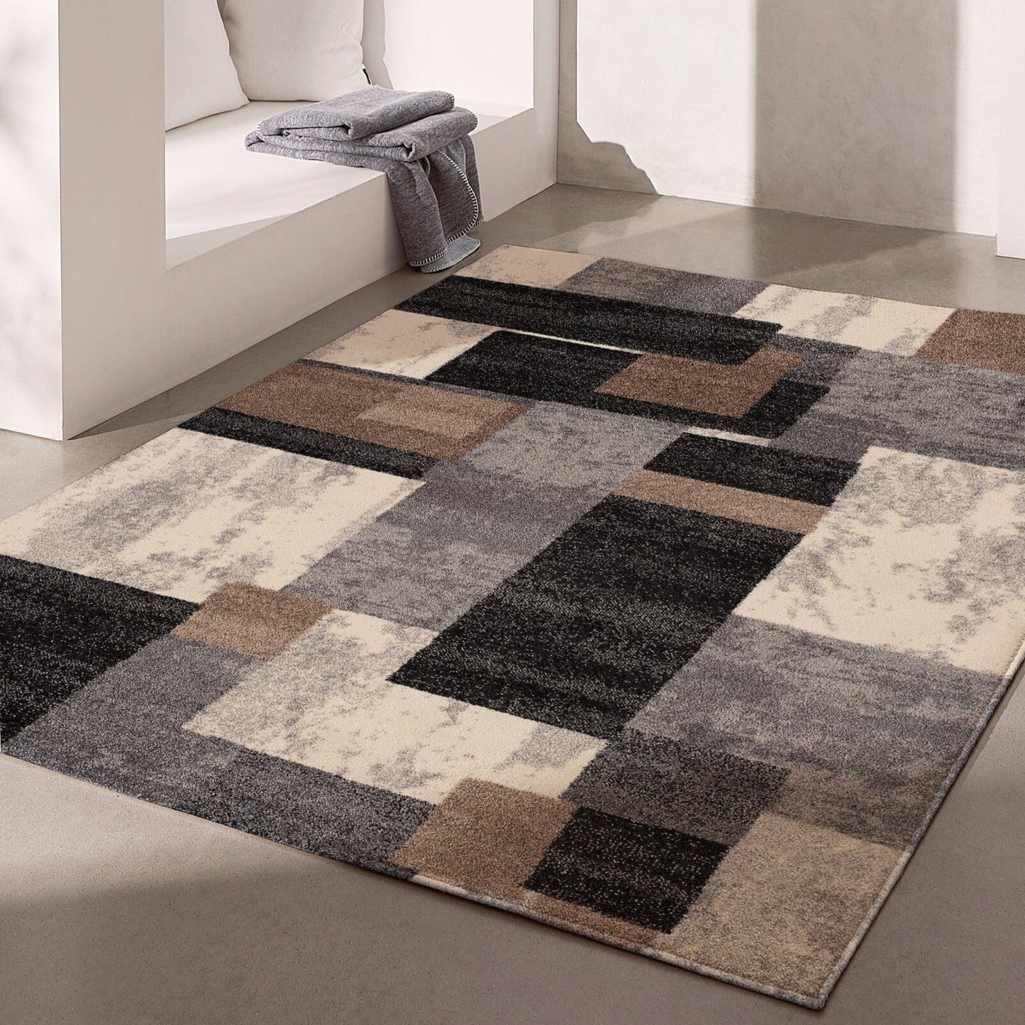 Comfort:4209 Brown Area Rug