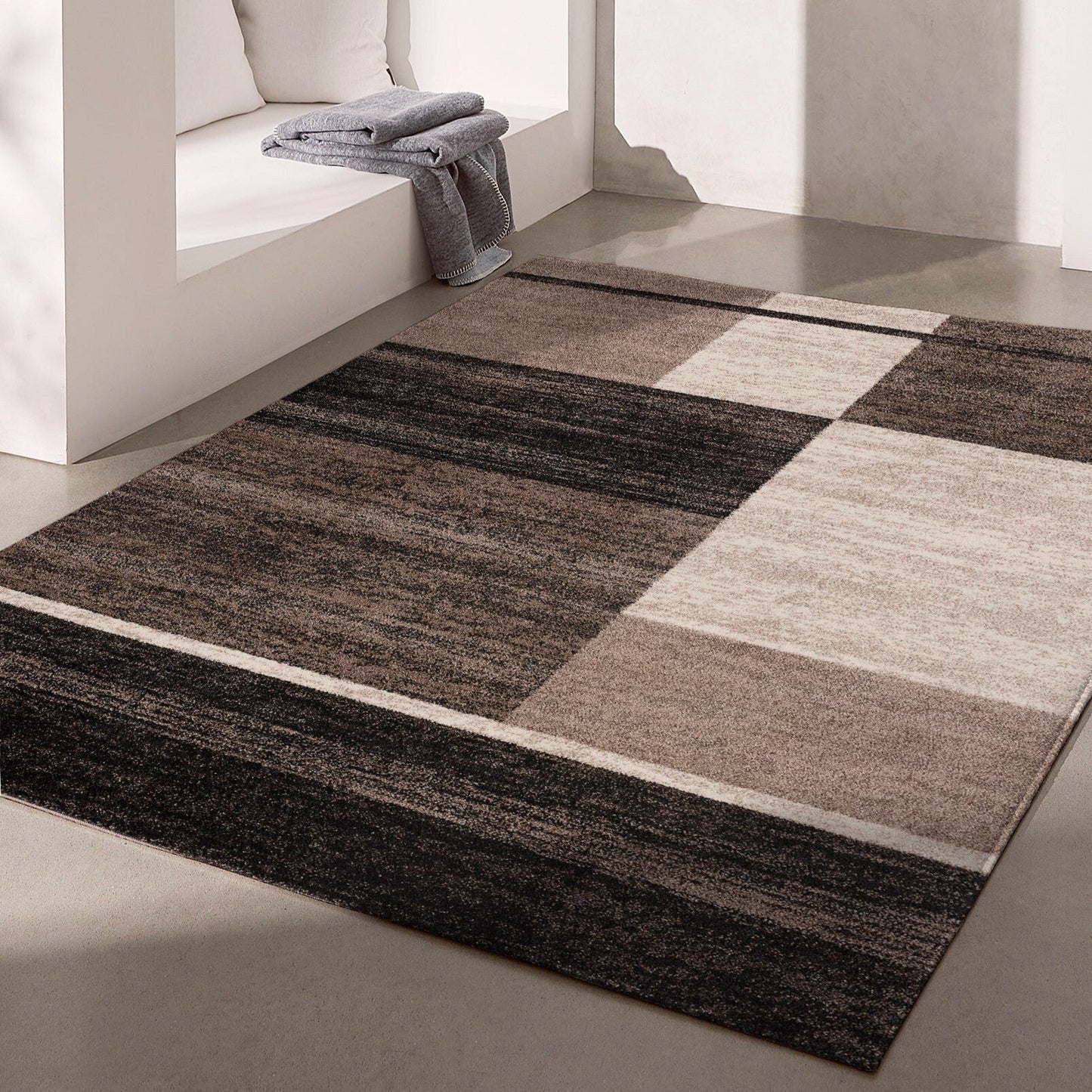 Comfort:4244 Brown Area Rug