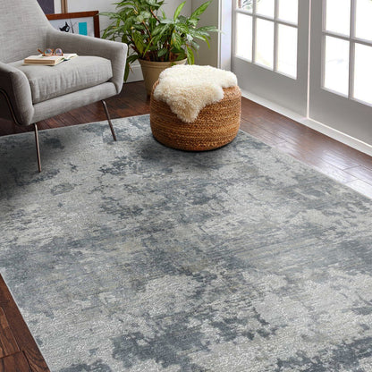 Ella:3244 Blue Area Rug