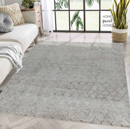 Ella:3245 Beige Area Rug