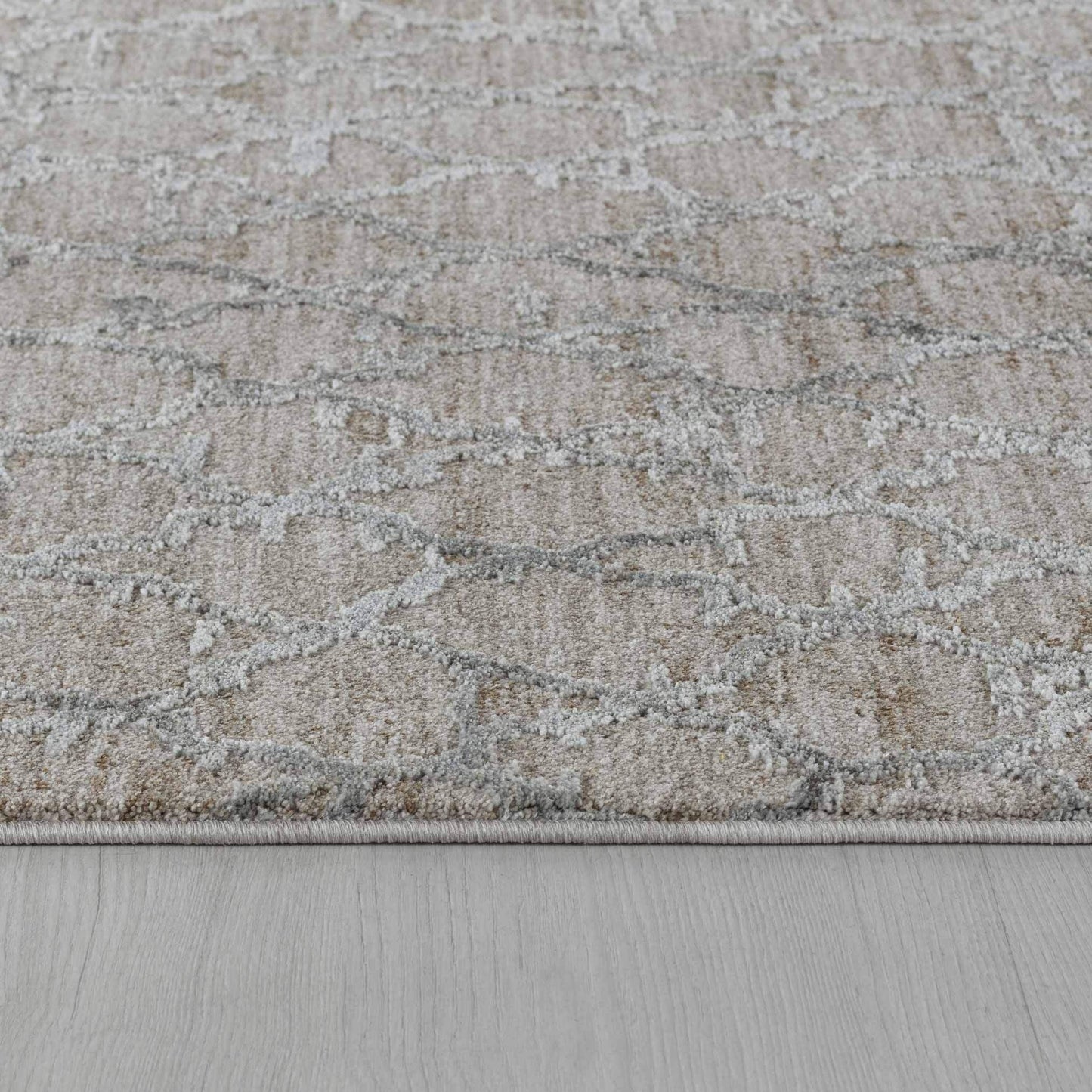 Ella:3245 Beige Area Rug