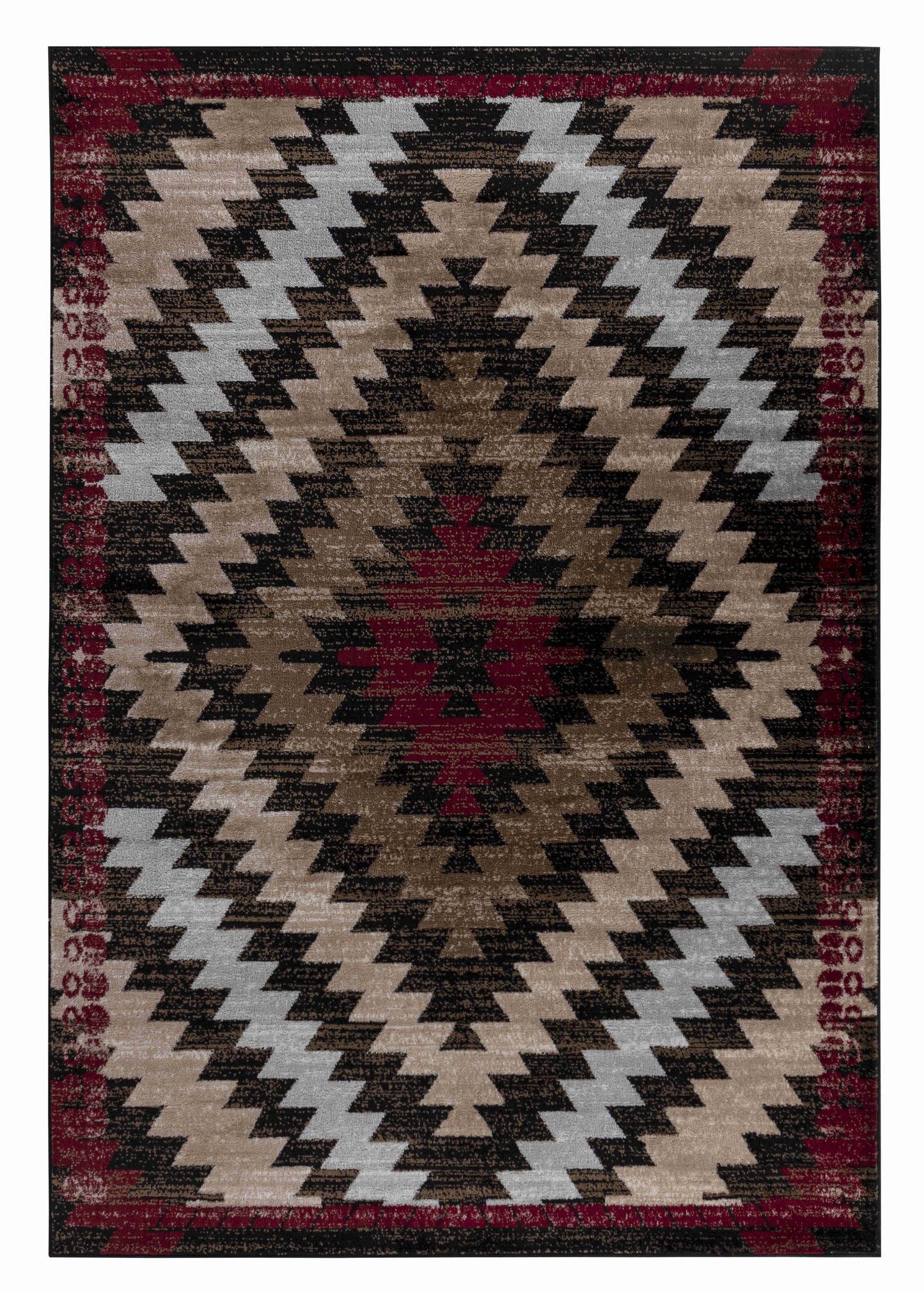 Hamilton:8810 Brown Area Rug