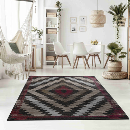 Hamilton:8810 Brown Area Rug