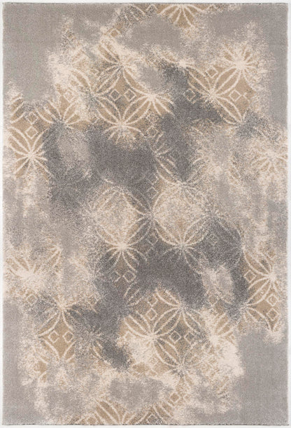 Illusion:1279 Light Grey Area Rug