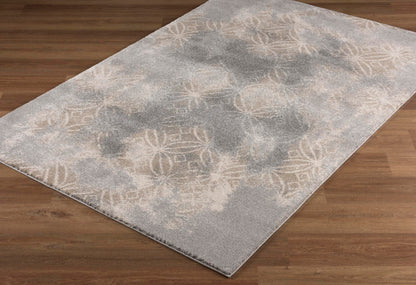 Illusion:1279 Light Grey Area Rug