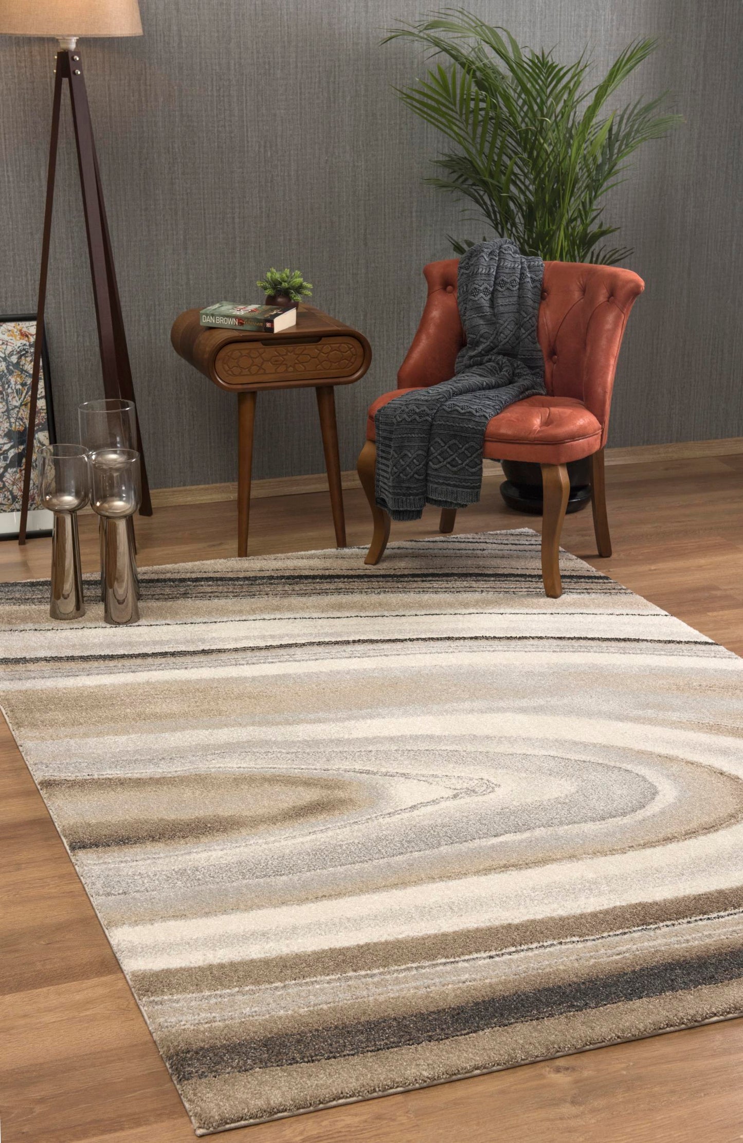 Illusion:1430 Cream Area Rug