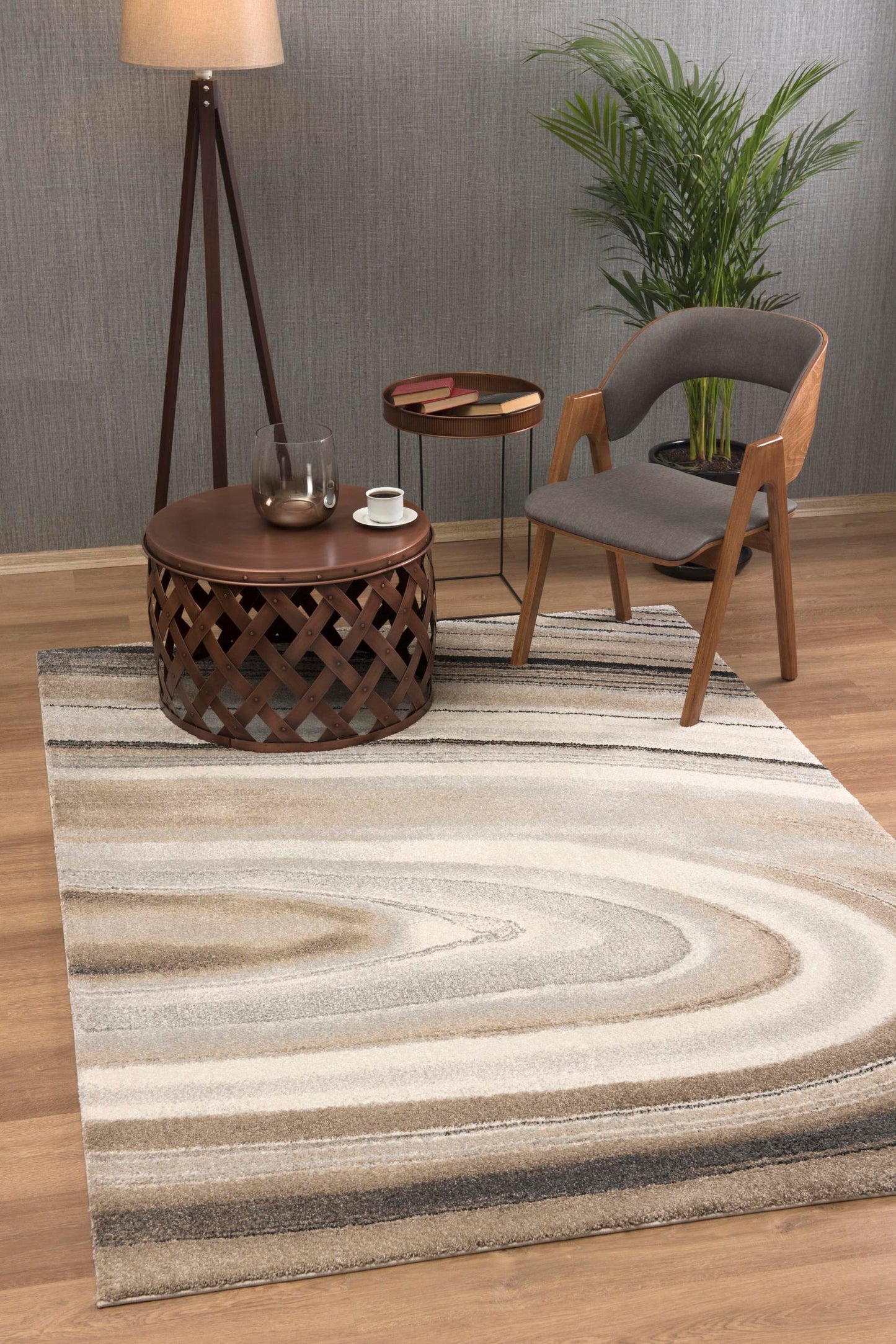 Illusion:1430 Cream Area Rug