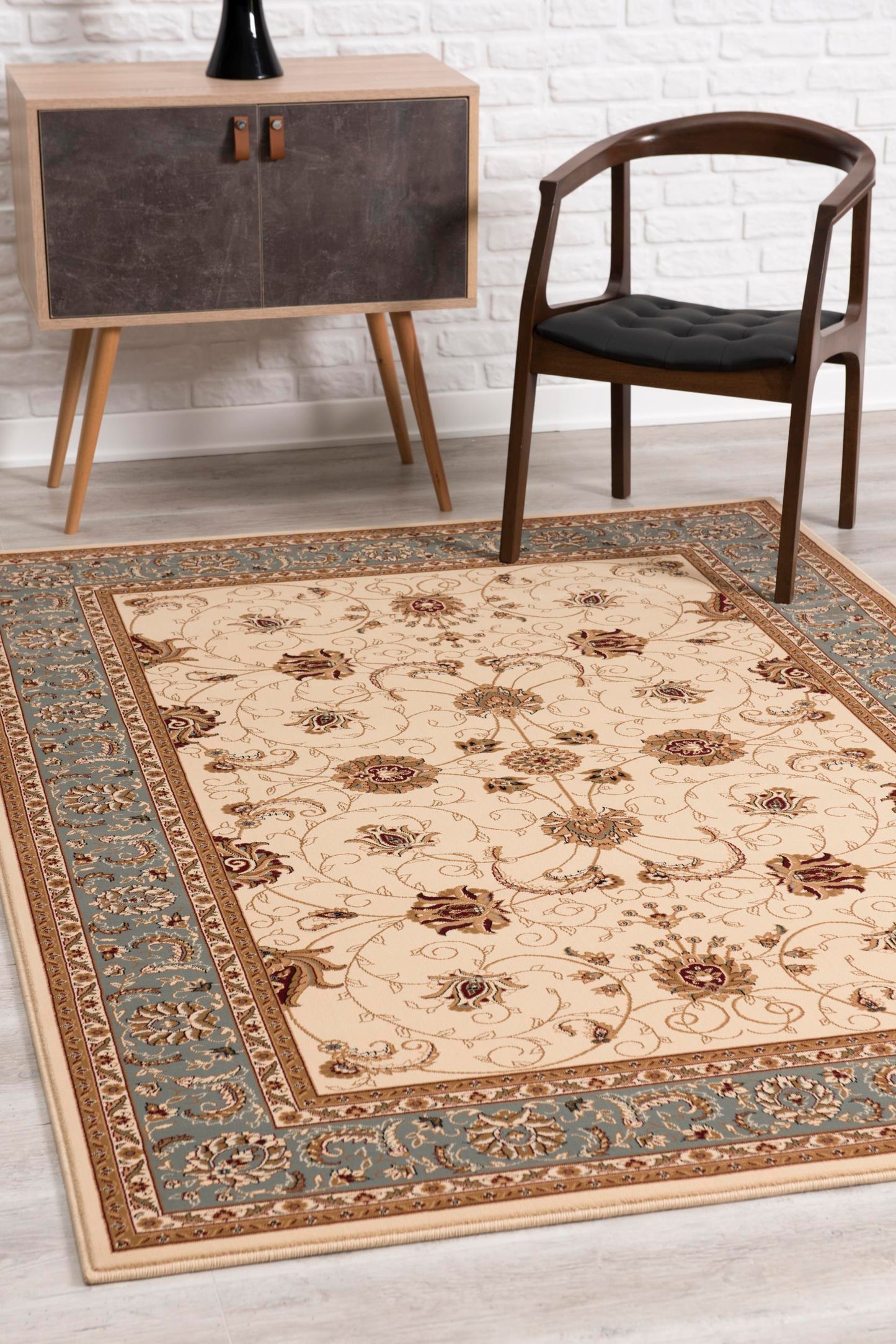 Jaipur:2117 Cream Blue Area Rug