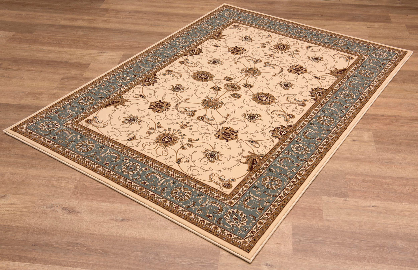 Jaipur:2117 Cream Blue Area Rug