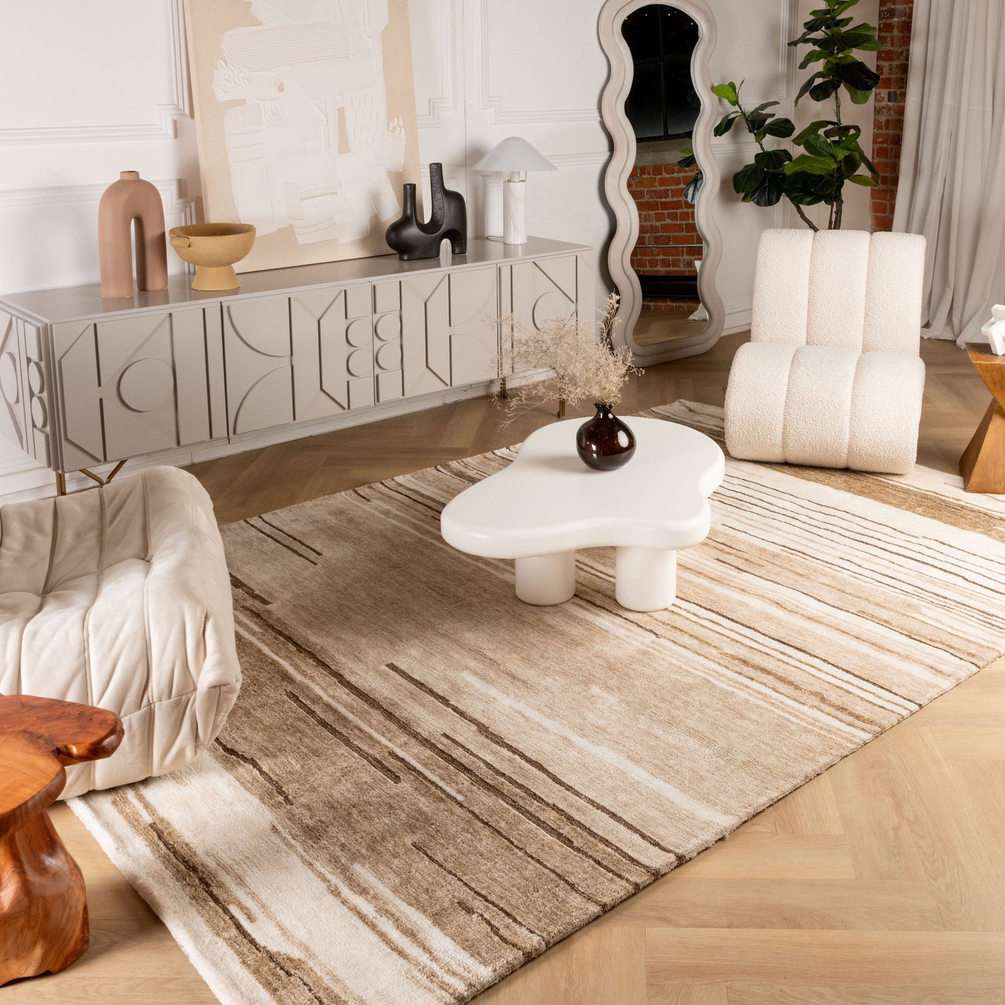 Super Soft:SS White Area Rug