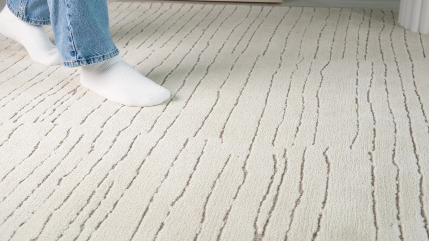 Super Soft:SS White Area Rug