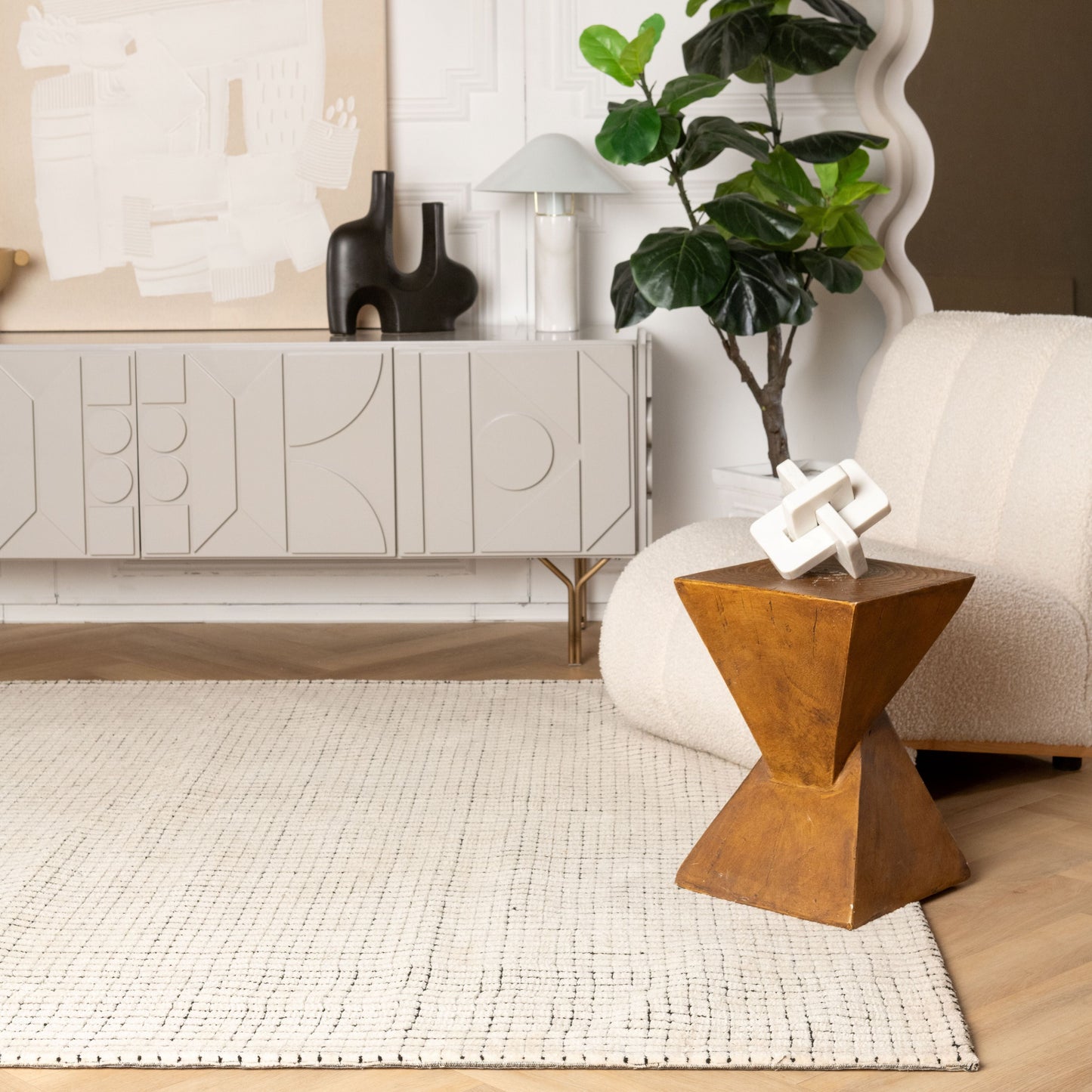 Super Soft:SS White Area Rug