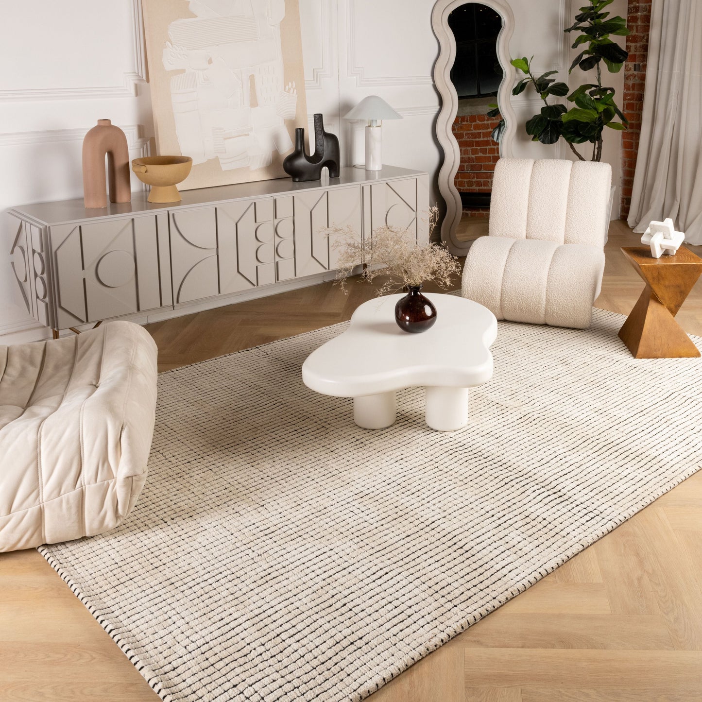 Super Soft:SS White Area Rug