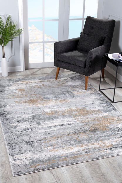 Luna:1010 Grey Area Rug