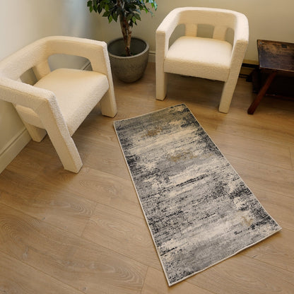 Luna:1010 Grey Area Rug