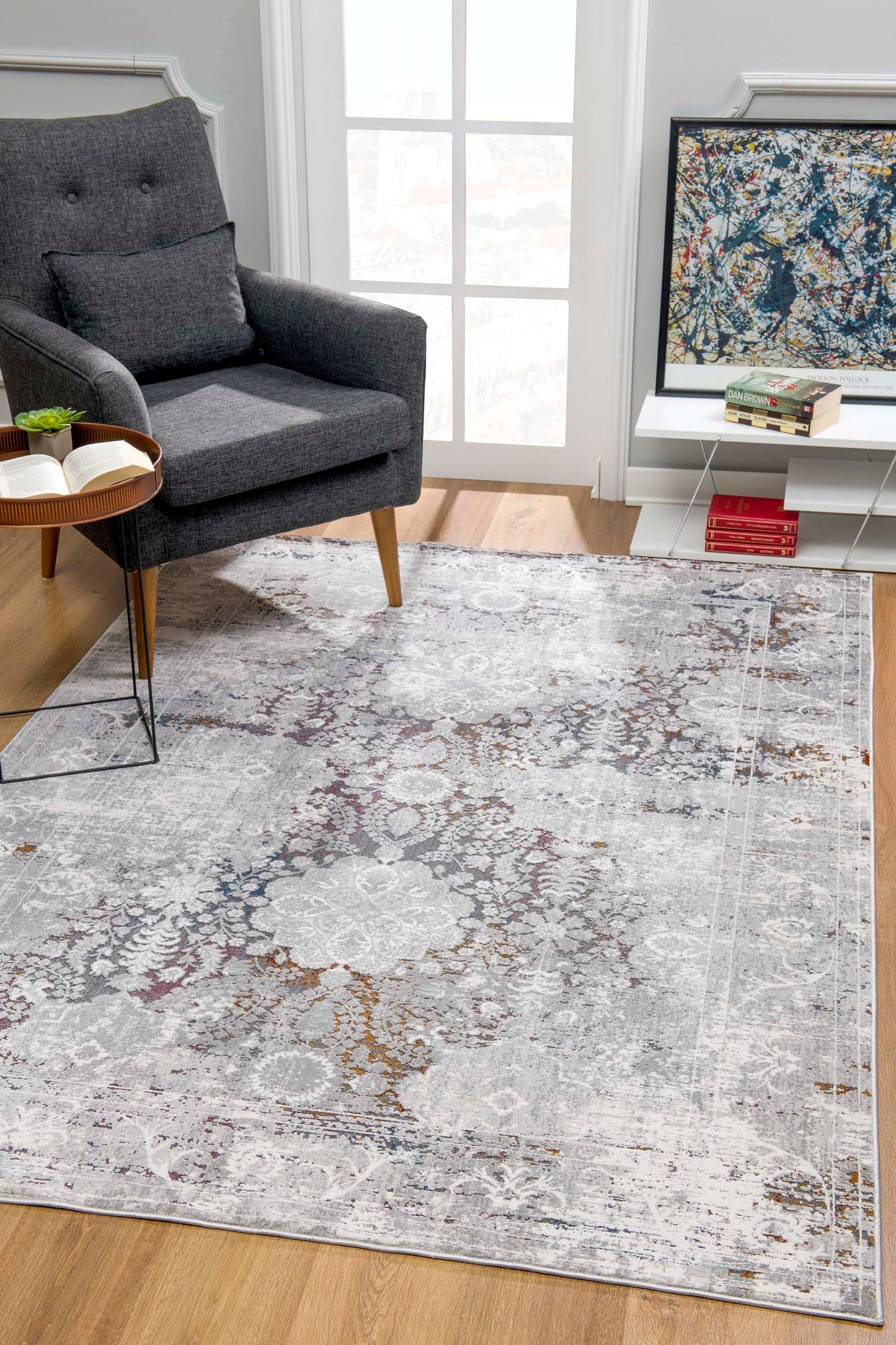 Meraki:1145 Grey Area Rug