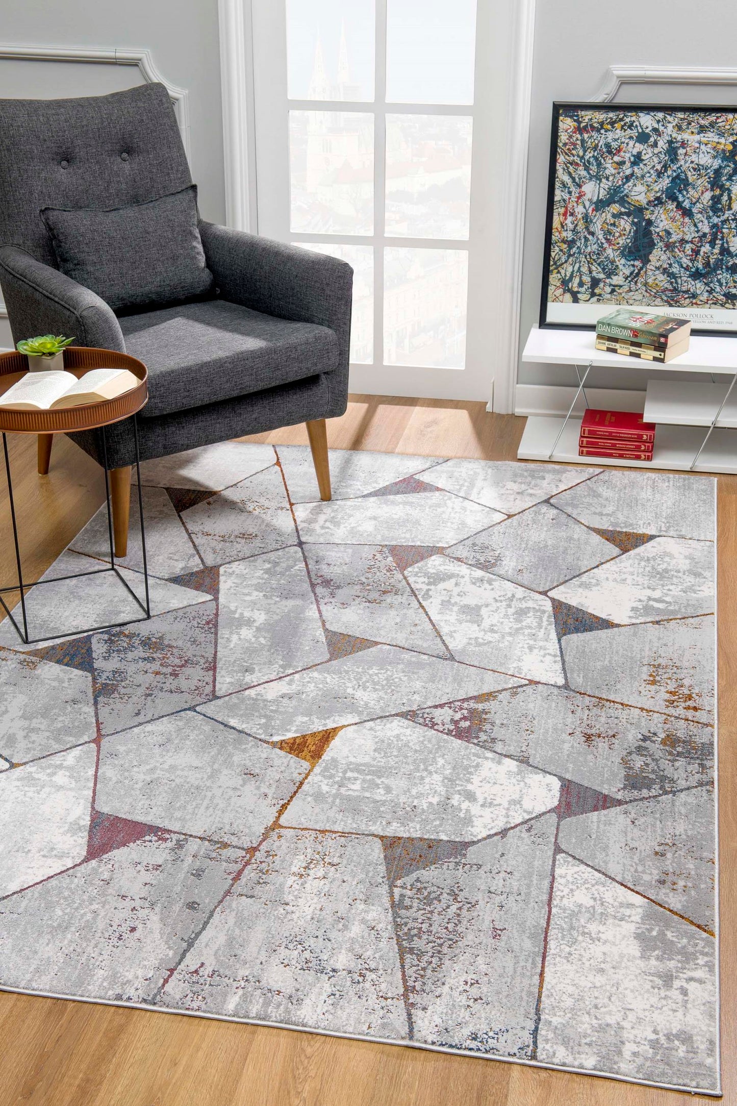 Meraki:1154 Grey Area Rug